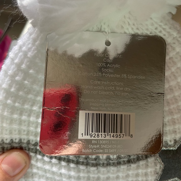 Baby Cap & Sock Set by Stepping Stones - Picture 3 of 5